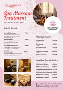 Luxurina Spa Price List